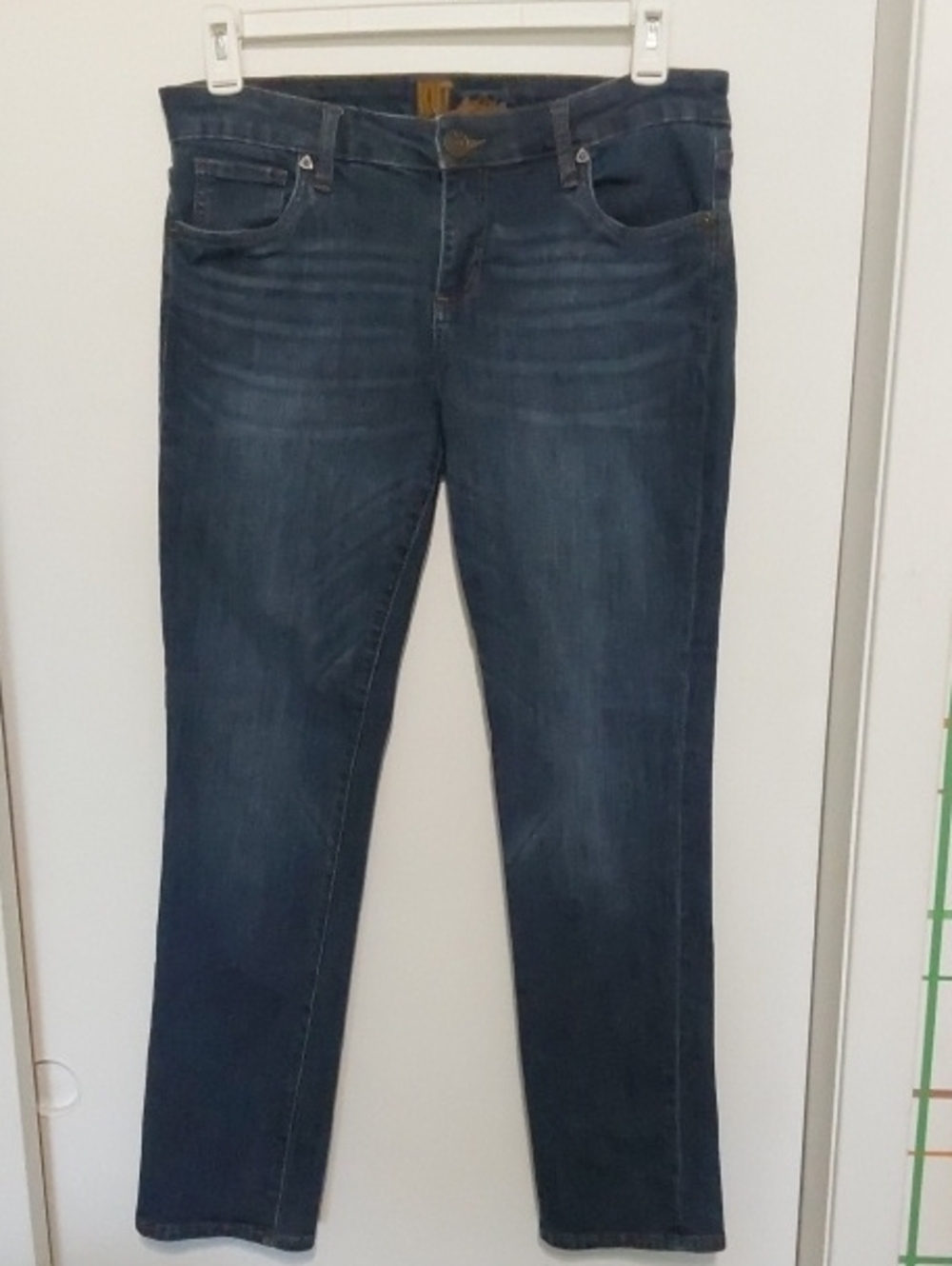 Kut from the Kloth Midrise Indigo Straight-Leg Jeans